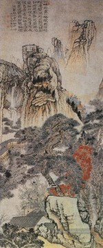石涛 Shitao Shi Tao œuvres - Shitao Huayang montagne ancienne Chine à l’encre
